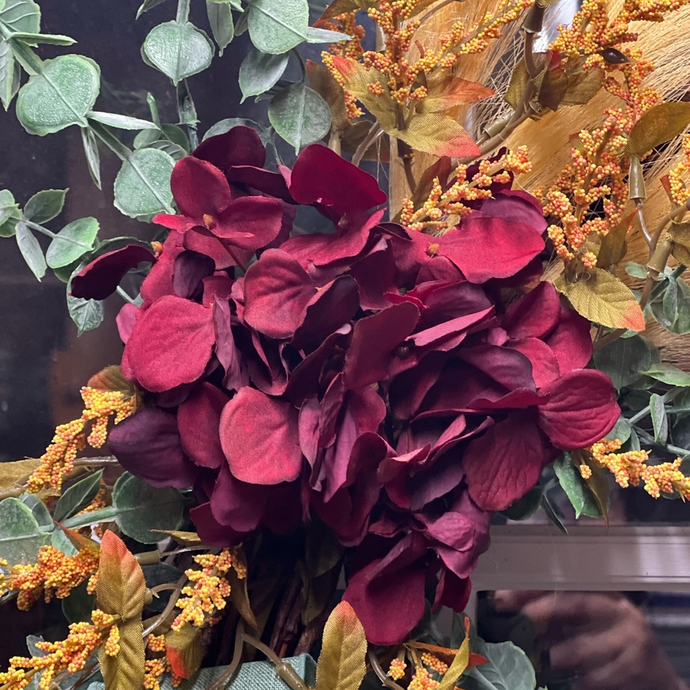Fall grapevine wreath